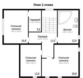 Комплект каркасного дома "Пироп"