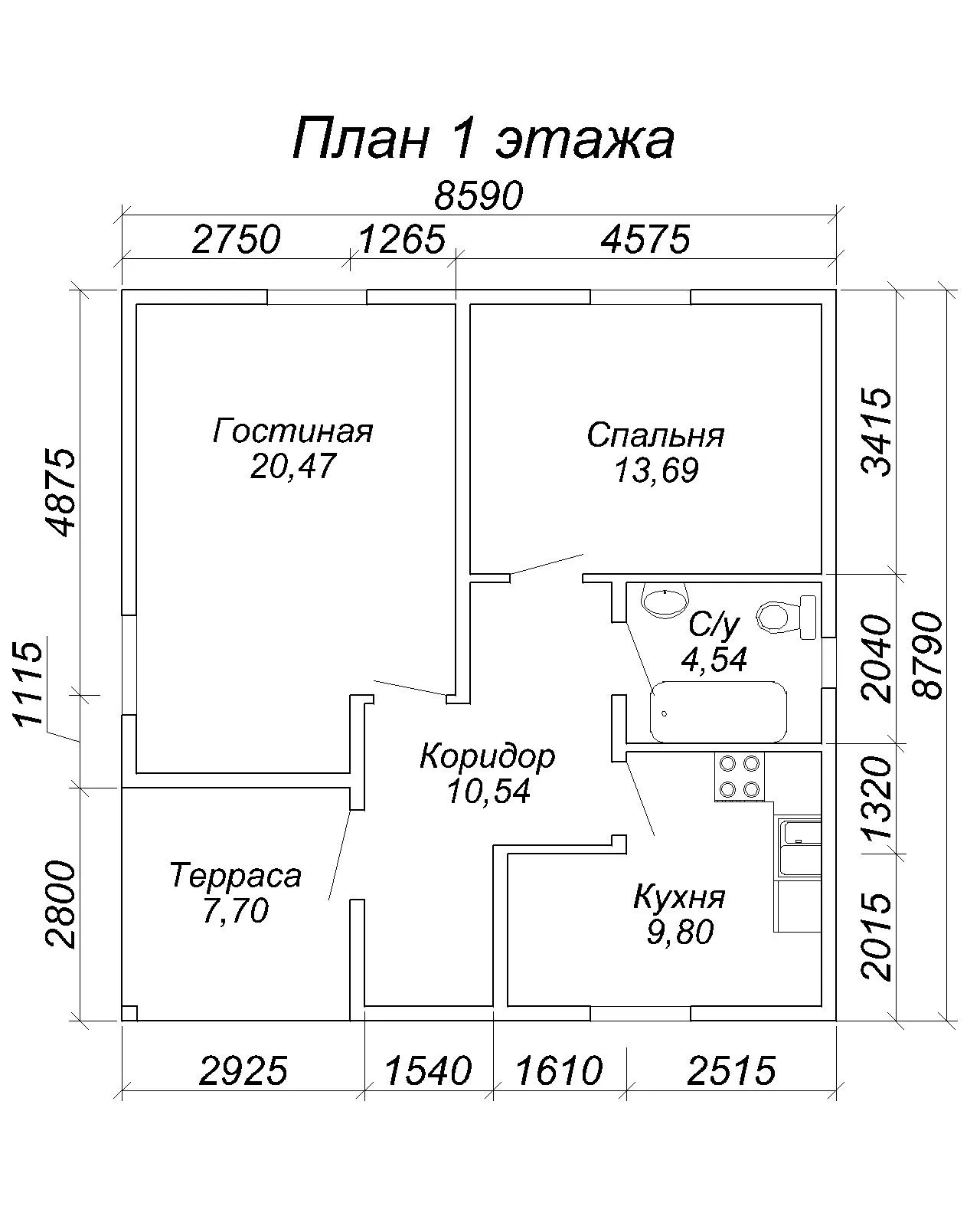 Комплект каркасного дома "Авантюрин"