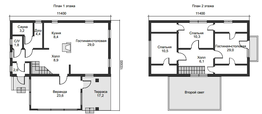 Комплект каркасного дома "Шерл"